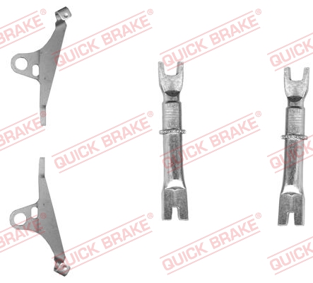 QUICK BRAKE 108 53 012 Kit dispositivo di registrazione, freno a tamburo-Kit dispositivo di registrazione, freno a tamburo-Ricambi Euro